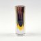 Mid-Century Faceted Sommerso Glass Vase attributed to Flavio Poli for Alessandro Mandruzzato, Italy, 1960s, Image 3