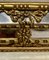 Espejo de pared French Directoire de madera tallada dorada, años 40, Imagen 9