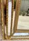 French Directoire Gilded Carved Wood Wall Mirror, 1940s, Image 11