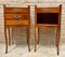 French Cherry You and Me Nightstands with Drawers and Open Shelf, 1960s, Set of 2 1