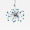 Italian Handmade Sputnik Chandelier in Blue Murano Glass from Simoeng 1