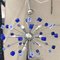 Italian Handmade Sputnik Chandelier in Blue Murano Glass from Simoeng 4
