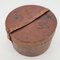 Round Leather Collar Box, 1900s 7