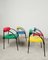 Postmodern Vienna Chairs by Rodney Kinsman for Bieffeplast, 1980s, Set of 4 22