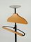 Italian Postmodern Valet Stand in Glass, Metal and Beech from Fontana Arte, 1980s 7