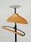 Italian Postmodern Valet Stand in Glass, Metal and Beech from Fontana Arte, 1980s, Image 7