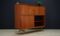 Scandinavian Teak Highboard with Sliding Doors, 1970s 7