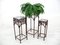 Glass & Metal Nesting Tables, 1980s, Set of 3 2