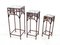 Glass & Metal Nesting Tables, 1980s, Set of 3, Image 6