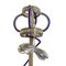 Boat Shape Four-Light Chandelier with Polychrome beading 5