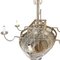 Boat -Shaped 10 Light Chandelier with Murano Glass Cards 7