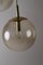 Large Three Cascade Glass Balls Hanging Lamp from Glashütte Limburg 4