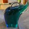 Modernist Blue and Green Sommerso Murano Glass Elephant by Vincenzo Nason, 1980s 2