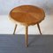 Table Basse Circulaire en Bois par Paolo Buffa, 1950s 1