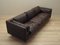Danish Brown Leather Sofa, 1960s 5