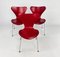 Butterfly Chairs by Arne Jacobsen for Fritz Hansen, 2006, Set of 3 6