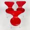 Butterfly Chairs by Arne Jacobsen for Fritz Hansen, 2006, Set of 3 3