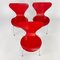 Sedie Butterfly di Arne Jacobsen per Fritz Hansen, 2006, set di 3, Immagine 3