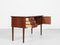 Mid-Century Danish Compact Desk in Teak with Curved Top, 1960s, Image 6