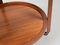 Mid-Century Danish Trolley with 2 Serving Trays in Teak, 1960s, Image 7