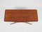 Tavolino da caffè Smile Mid-Century in teak attribuito a Johannes Andersen per Silkeborg, Danimarca, anni '50, Immagine 9
