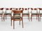 Mid-Century Danish Chairs in Teak attributed to Schiønning & Elgaard 1960s, Set of 10, Image 4