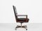 Mid-Century Danish Desk Chair in Rosewood and Leather attributed to Arne Vodder for Sibast, 1960s, Image 4