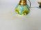 French Majolica Lamp in Crackled Blue and Yellow, 1960 13