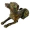 Antike Wiener Bronze Hundefigur, 1890er 1