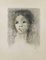 Leonor Fini, Female Face, Lithograph, 1960s 1