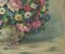 Giuseppe Salvini, Still Life of Flowers, Oil on Canvas, Mid-20th Century, Framed, Image 2