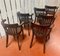 Brasserie Armchairs in Solid Wood, Set of 6, Image 8