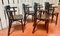 Brasserie Armchairs in Solid Wood, Set of 6 3