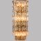 Klargoldene Wandlampe aus Messing Kristallglas von Bakalowits & Söhne, 1970er 12