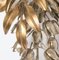 Applique a forma di palma Hans Kögl in metallo dorato di Maison Jansen St, anni '60, Immagine 9