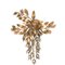 Applique a forma di palma Hans Kögl in metallo dorato di Maison Jansen St, anni '60, Immagine 17
