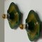 Applique a forma di campana in ceramica verde attribuite a Hustadt Keramik, Germania, anni '70, Immagine 4