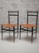 Wicker Chiavari Chairs attributed to Colombo Sanguineti, Italy, 1950, Set of 2 2