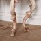 French Carved Wood Console Table with Marble Top 7