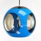 Blue Ufo Ceiling Lamp from Massive Lighting, 1970s 2