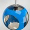 Blue Ufo Ceiling Lamp from Massive Lighting, 1970s, Image 4