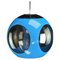 Blue Ufo Ceiling Lamp from Massive Lighting, 1970s, Image 1