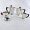 Art Deco Silver-Plated Coffee Set, 1920s, Set of 5 3