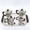 Art Deco Silver-Plated Coffee Set, 1920s, Set of 5 6