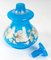 19th Century Water Service in Blue Opaline Glass, Set of 3 5