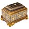 Napoleon III Jewelry Box in Cloisonné, Gilded Bronze and Micromosaic from Maison Guithon Bordeau 1