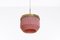 Pink Model T601 Ceiling Lamp by Hans-Agne Jakobsson, 1960s 5