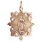 French 19th Century 18 Karat Rose Gold Saint Germaine Medal 1