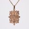 French 19th Century 18 Karat Rose Gold Saint Germaine Medal 6