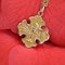 French 19th Century 18 Karat Rose Gold Fleur-De-Lysee Cross Pendant 4